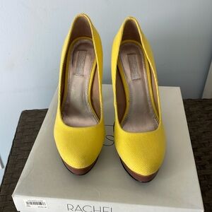Rachel Roy Yellow High Heels